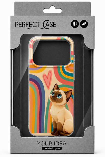 Hoesje voor Apple iPhone 16 Pro Max, Perfect Case, Dreamora Kitty, Multicolor