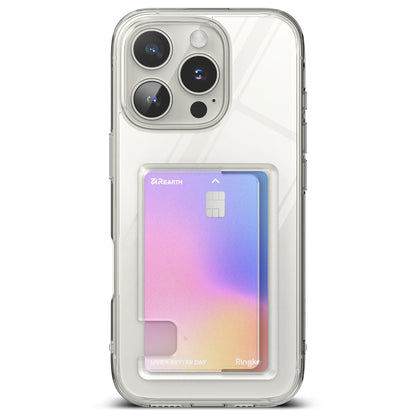 Hoes voor Apple iPhone 16 Pro Max, Ringke, Fusion Card, Transparant