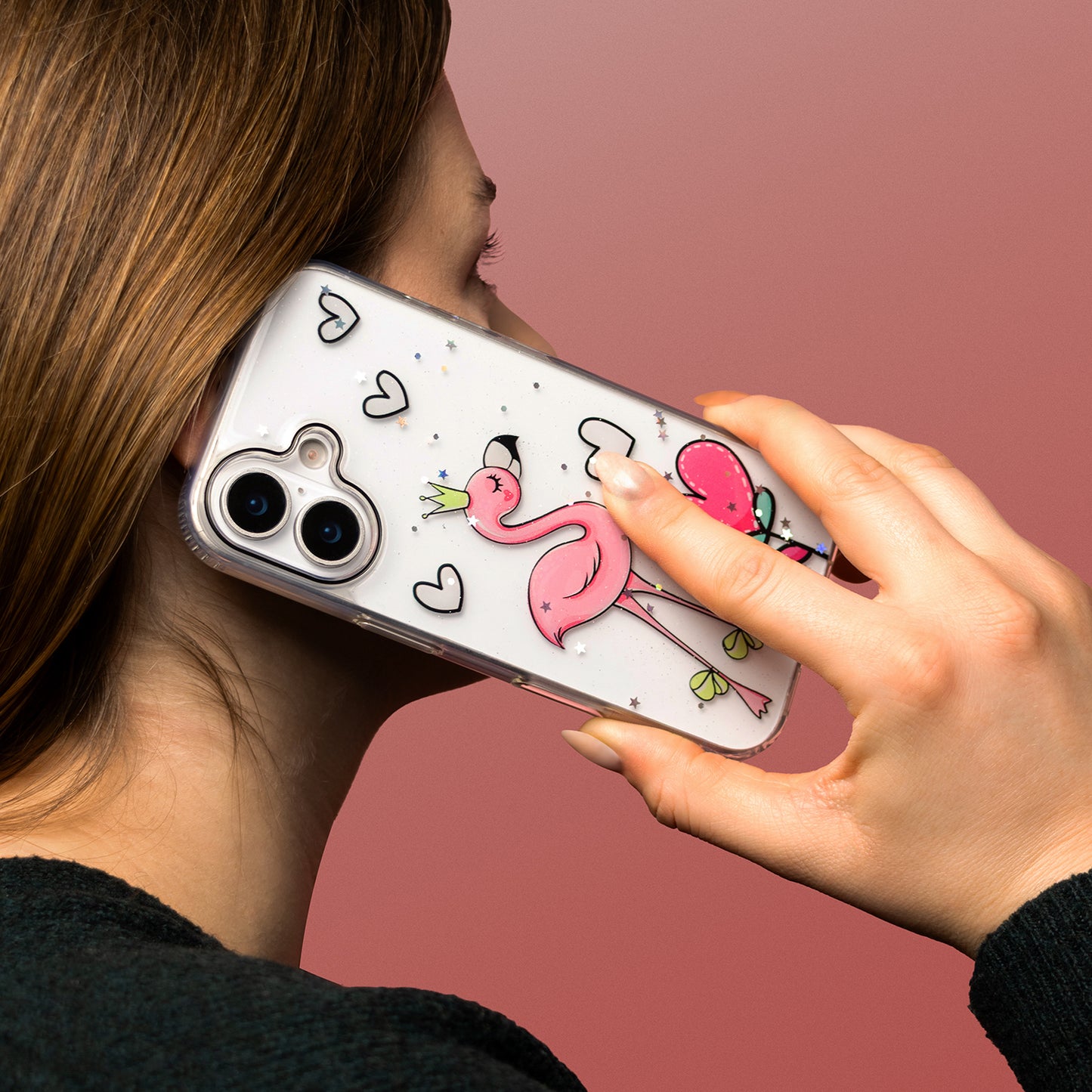 Hoesje voor Apple iPhone 17 Pro Max, OEM, Ultra Trendy Love 2, Multicolor