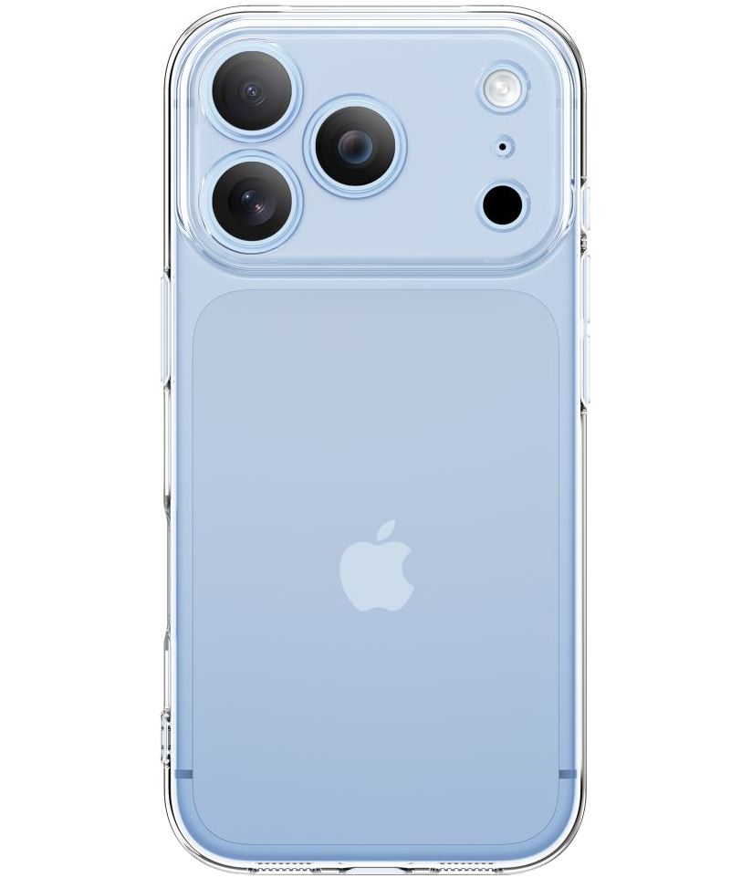 Hoesje voor Apple iPhone 18 Pro / 17 Pro, Tech-Protect, Flexair met Screen Protector, Transparant
