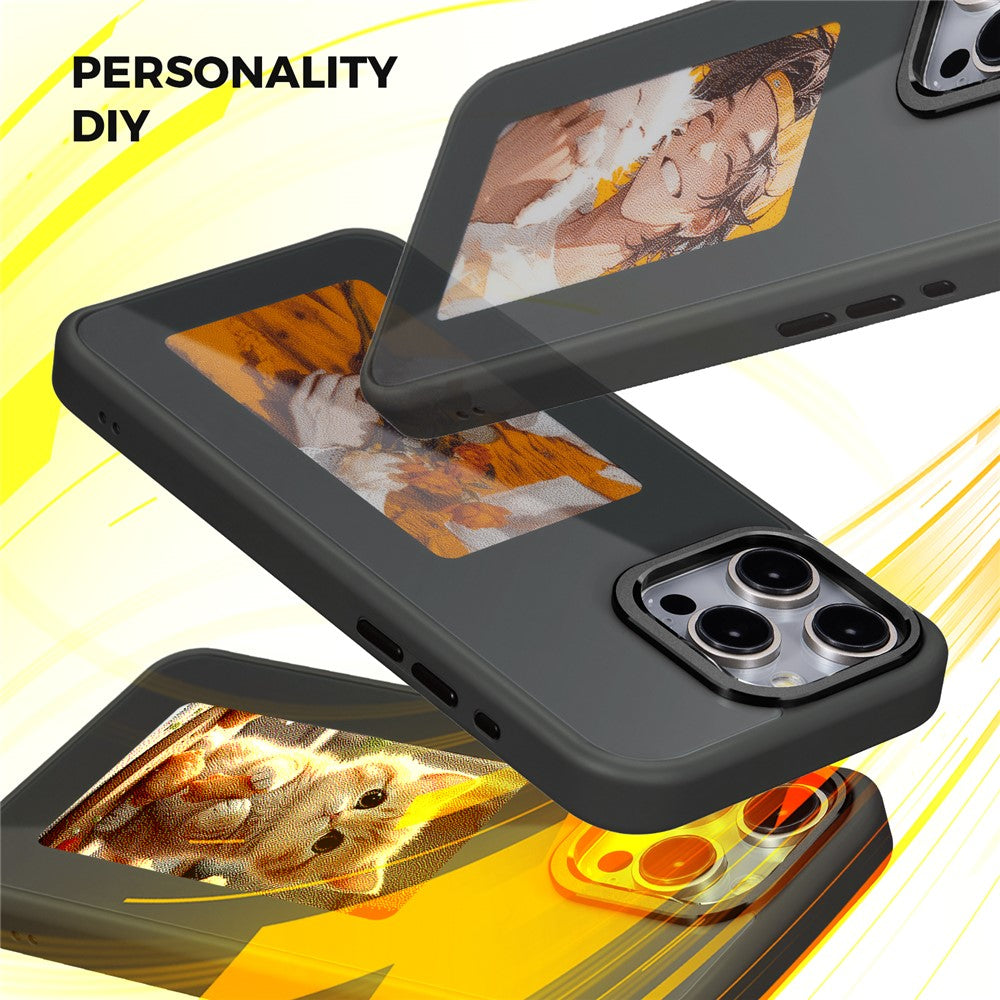 Hoes voor Apple iPhone 13 Pro Max, OEM, Aangepast E-Ink Display, Zwart