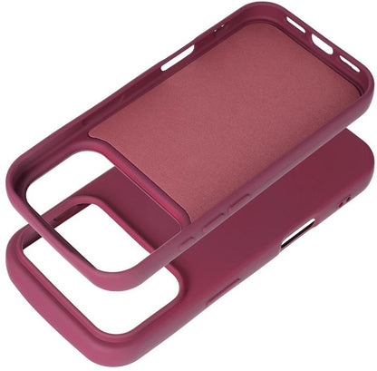 Case for Apple iPhone 18 Pro / iPhone 17 Pro, OEM, Silicone, Burgundy