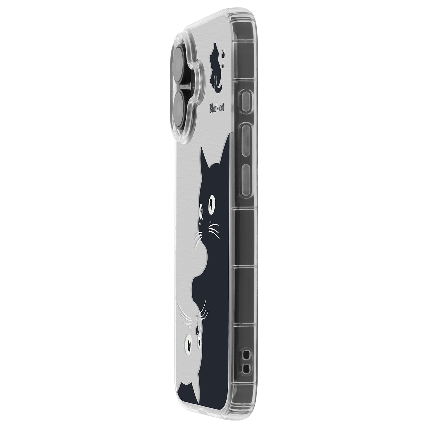 Hoes voor Apple iPhone 17, OEM, Ultra Trendy Cat, Zwart