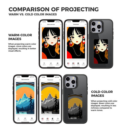 Hoes voor Apple iPhone 13 Pro Max, OEM, Aangepast E-Ink Display, Zwart