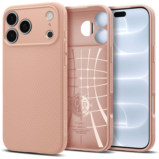 Hoes voor Apple iPhone 18 Pro Max / 17 Pro Max, Spigen, Liquid Air, Roze ACS12115