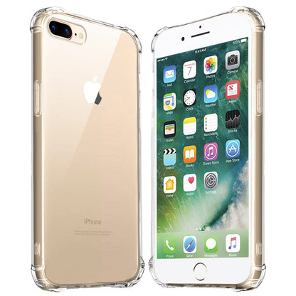Hoesje voor Apple iPhone 8 Plus / 7 Plus, Techsuit, Schokbestendig Transparant