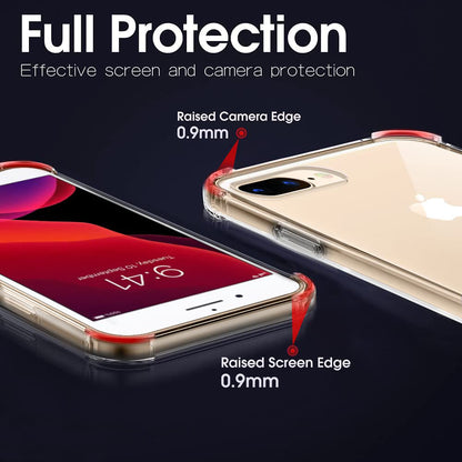 Hoesje voor Apple iPhone 8 Plus / 7 Plus, Techsuit, Schokbestendig Transparant