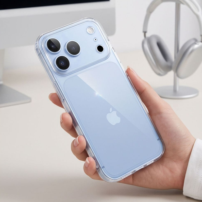 Hoesje voor Apple iPhone 18 Pro / 17 Pro, Tech-Protect, Flexair met Screen Protector, Transparant