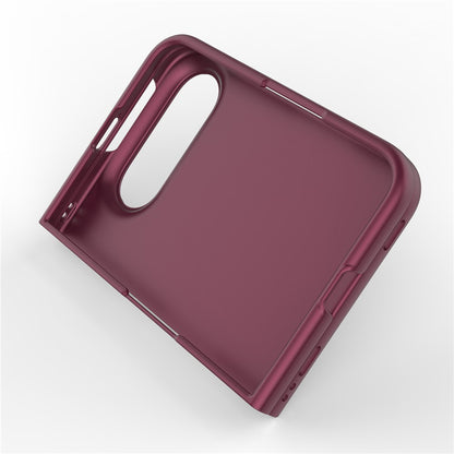 Hoesje voor Apple iPhone Duo, Techsuit, Magic Shield, Donkerbordeauxrood