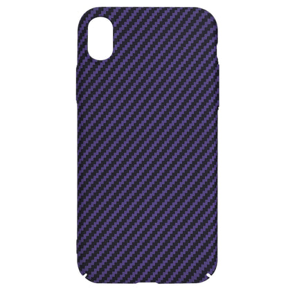 Hoes voor Apple iPhone XR, Techsuit, Carbonite FiberShell, Paars
