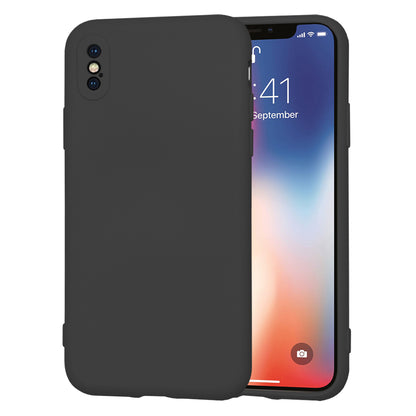 Hoesje voor Apple iPhone XS / X, Techsuit, SoftFlex, Zwart