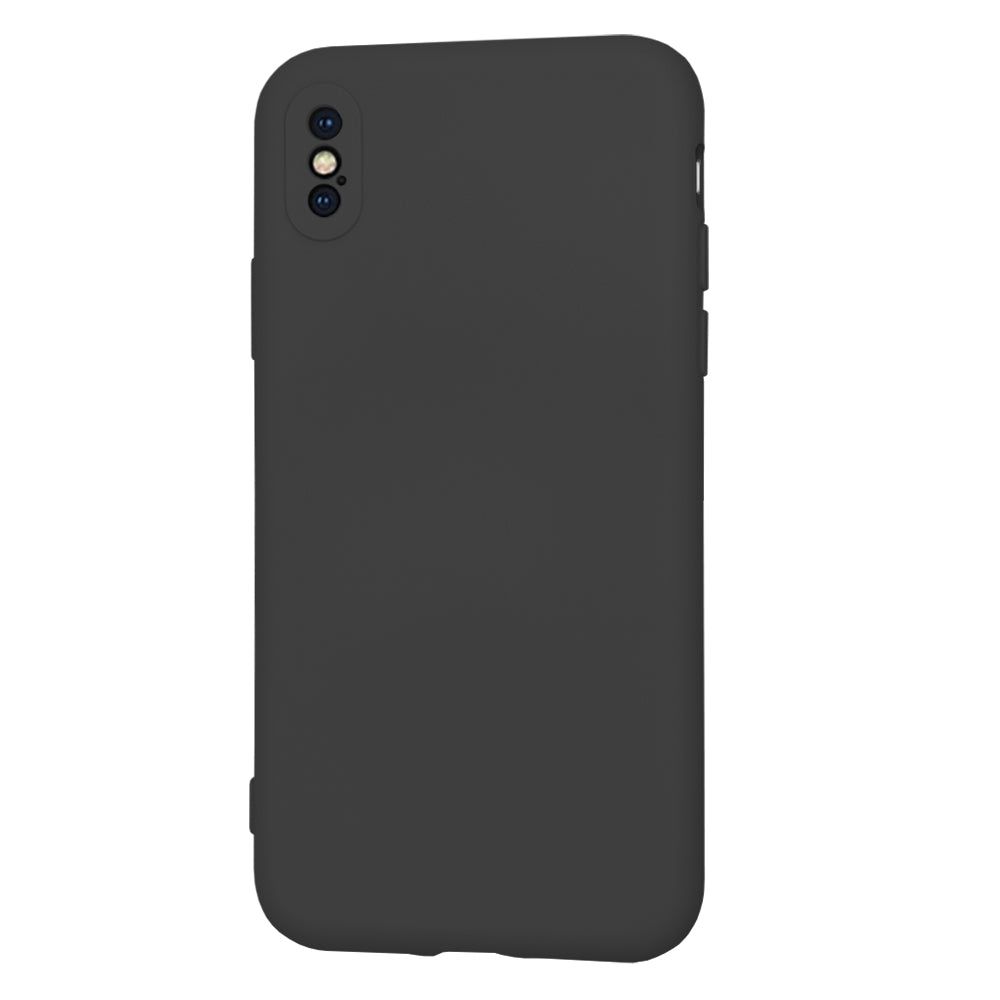 Hoesje voor Apple iPhone XS / X, Techsuit, SoftFlex, Zwart