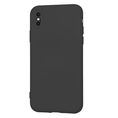 Hoesje voor Apple iPhone XS / X, Techsuit, SoftFlex, Zwart