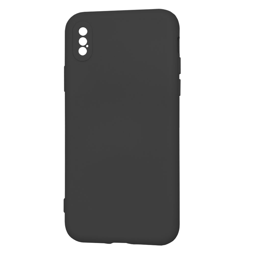 Hoesje voor Apple iPhone XS / X, Techsuit, SoftFlex, Zwart