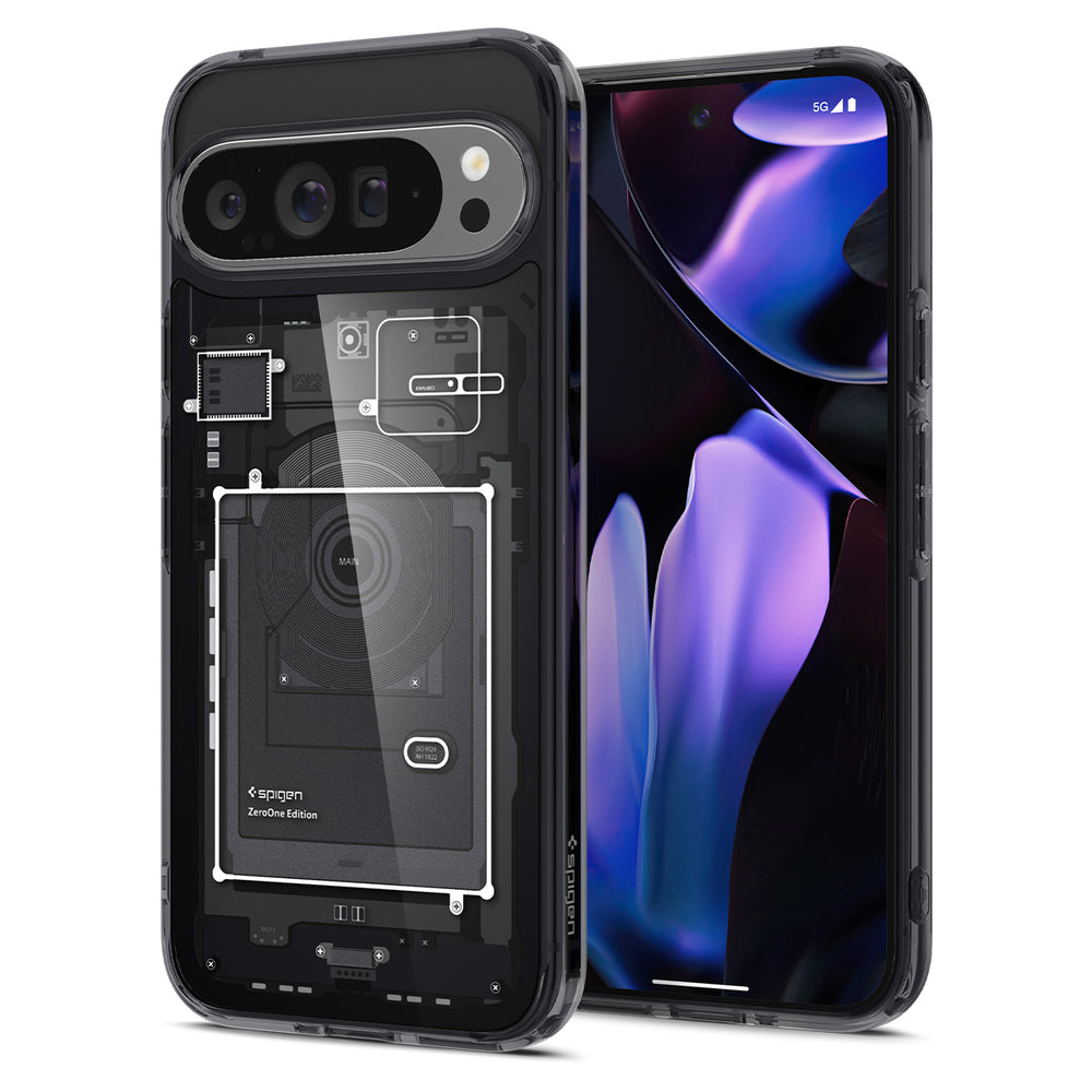 Hoes voor Google Pixel 9 Pro XL, Spigen, Ultra Hybrid Zero One, Zwart ACS07722