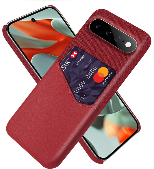 Hoesje voor Google Pixel 11 Pro XL, OEM, Kaarthouder, Rood
