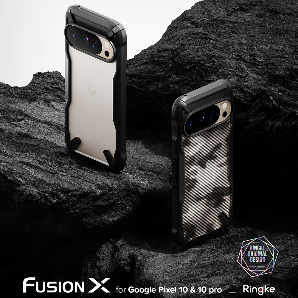 Case for Google Pixel 10 Pro / 10, Ringke, Fusion X, Black