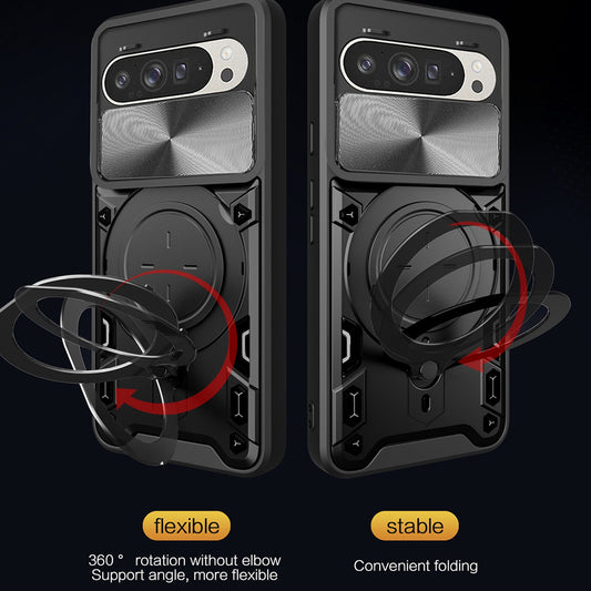 Hoes voor Google Pixel 10 Pro / 10, Techsuit, CamGuard Pro, Paars