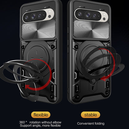 Hoes voor Google Pixel 10 Pro / 10, Techsuit, CamGuard Pro, Roze Goud