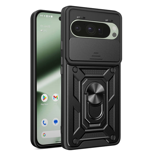 Hoes voor Google Pixel 10 Pro / 10, Techsuit, CamShield, Zwart