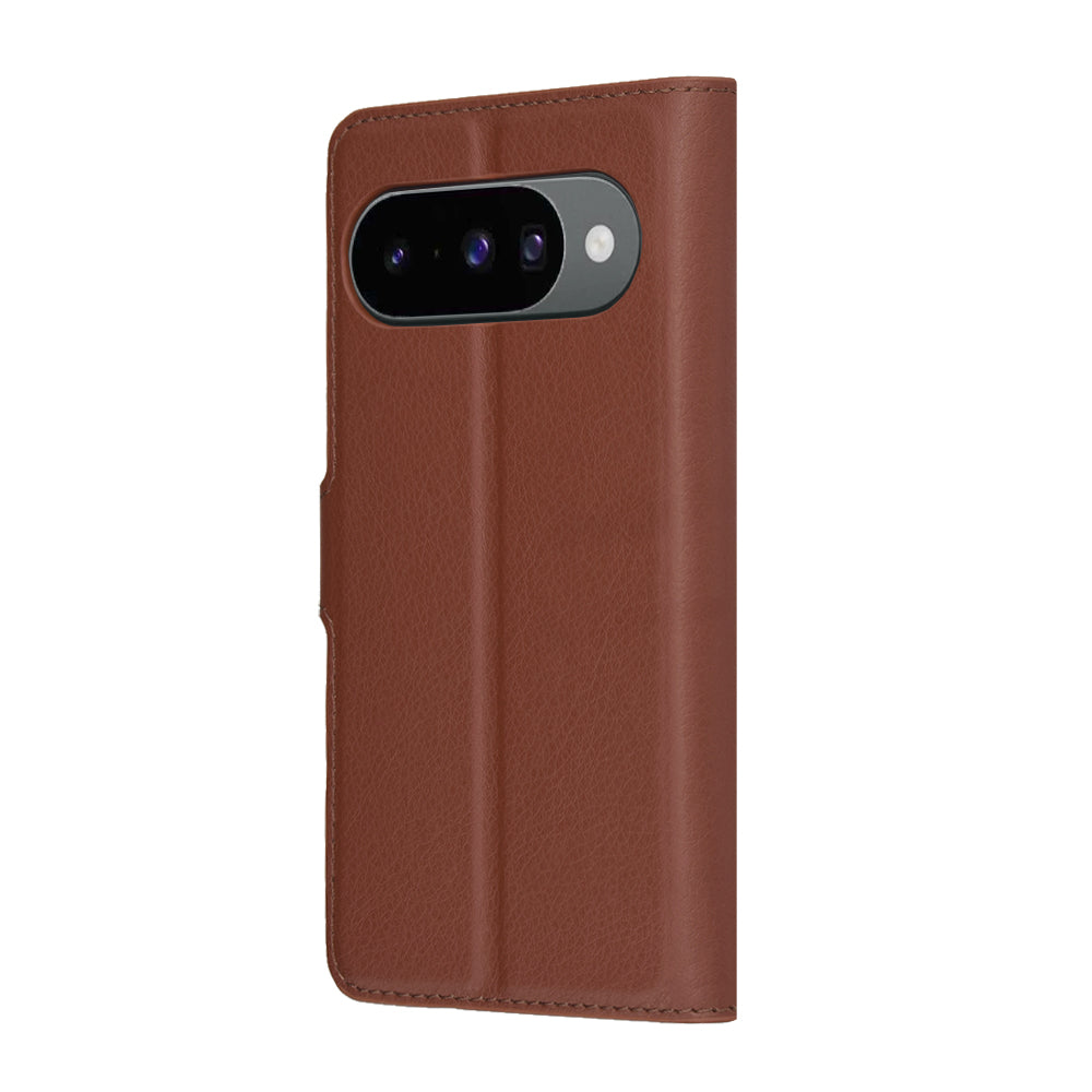 Hoes voor Google Pixel 10 Pro / 10, Techsuit, Leather Folio, Bruin