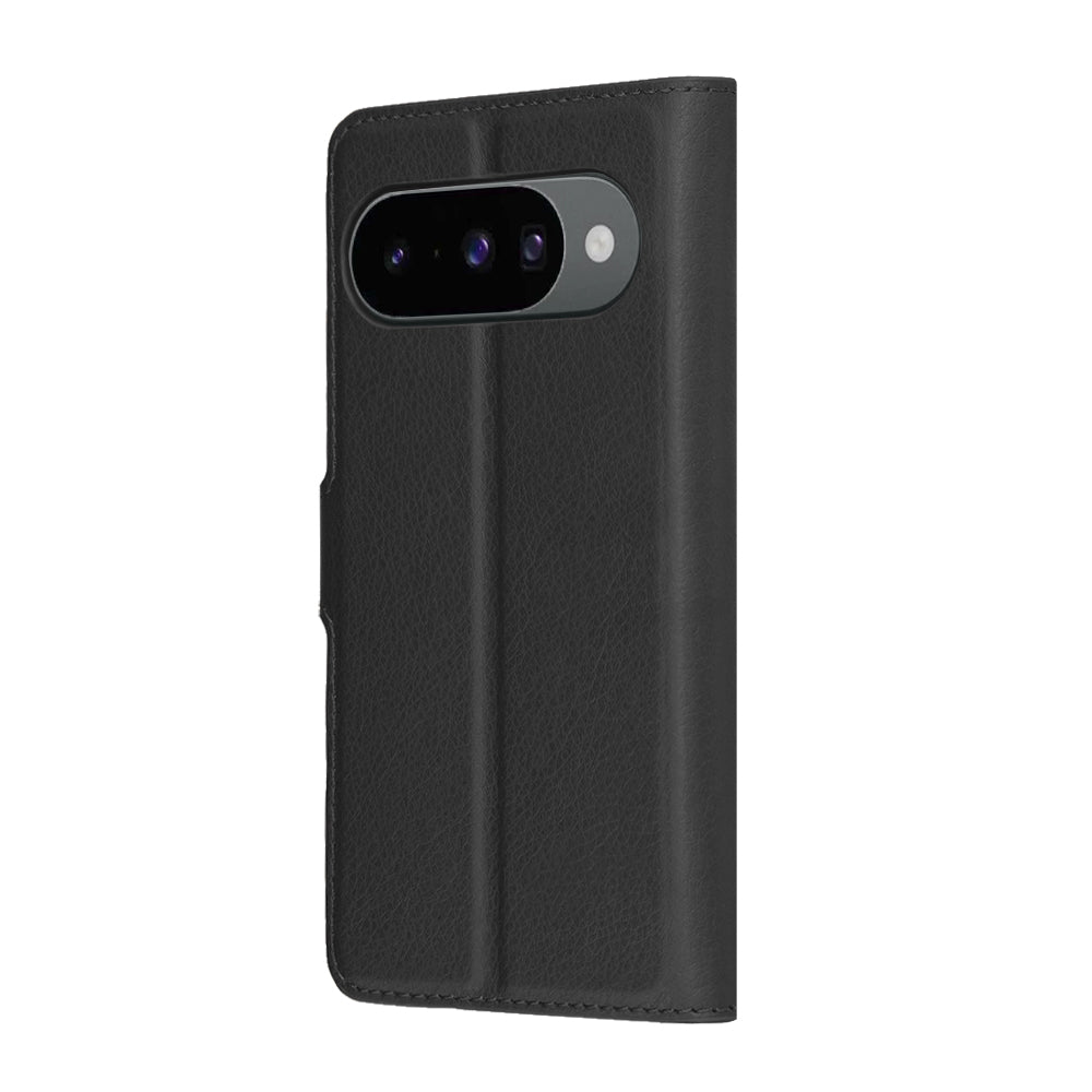 Hoes voor Google Pixel 10 Pro / 10, Techsuit, Leather Folio, Zwart