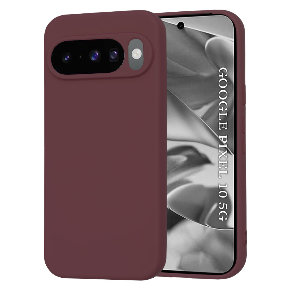 Hoes voor Google Pixel 10 Pro / 10, Techsuit, SoftFlex, Kersenrood