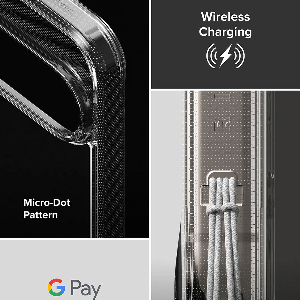 Hoesje voor Google Pixel 10 Pro XL, Ringke, Fusion, Transparant