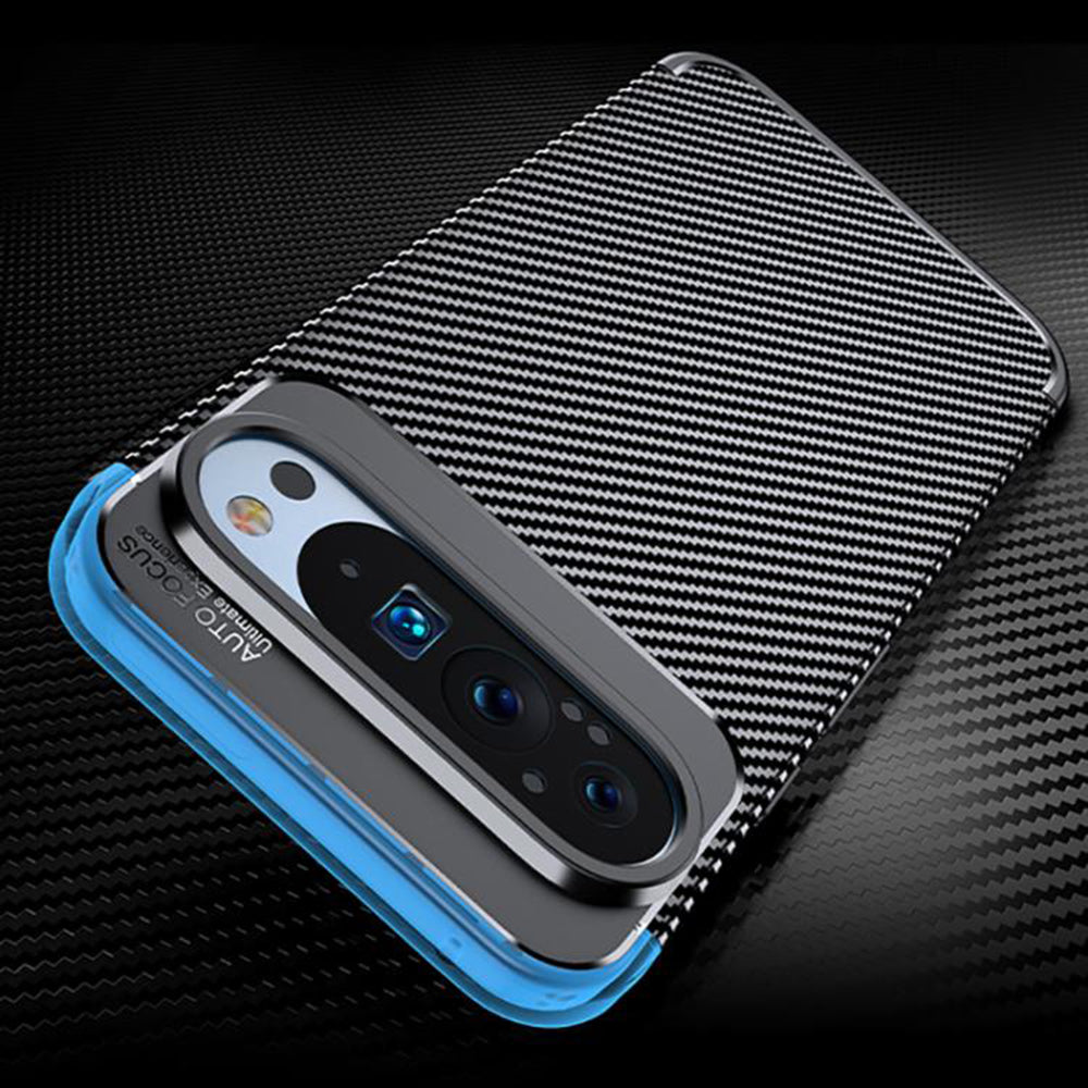 Case for Google Pixel 10 Pro XL, Techsuit, CarbonFiber, Black