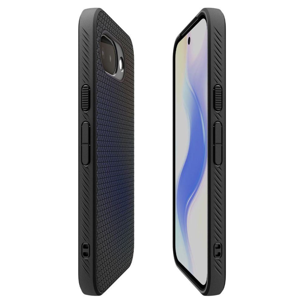 Hoes voor Google Pixel 10a, Spigen, Liquid Air, Matzwart ACS11285