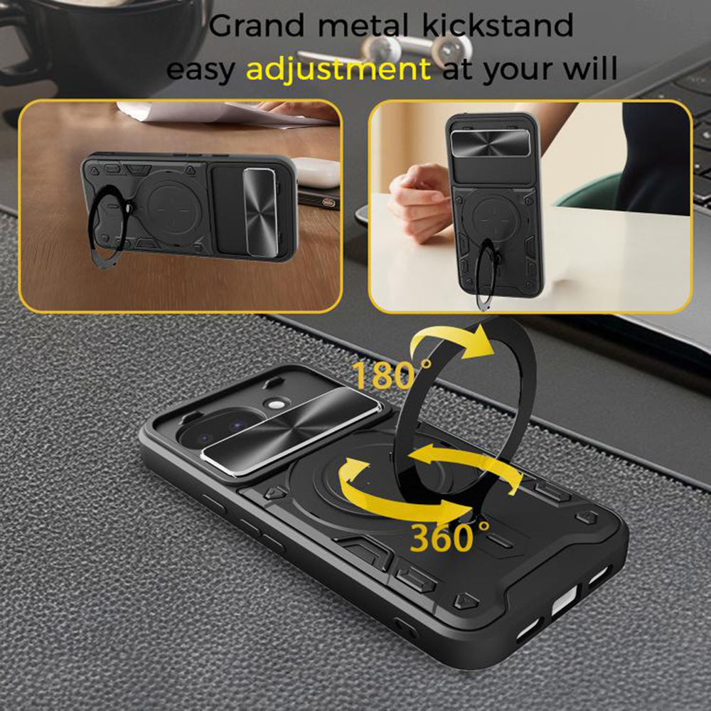 Hoes voor Google Pixel 10a, Techsuit, CamGuard Pro, Blauw