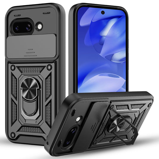 Hoes voor Google Pixel 10a, Techsuit, CamShield, Zwart