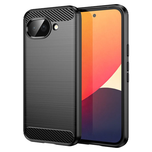 Hoes voor Google Pixel 10a, Techsuit, Carbon, Zwart