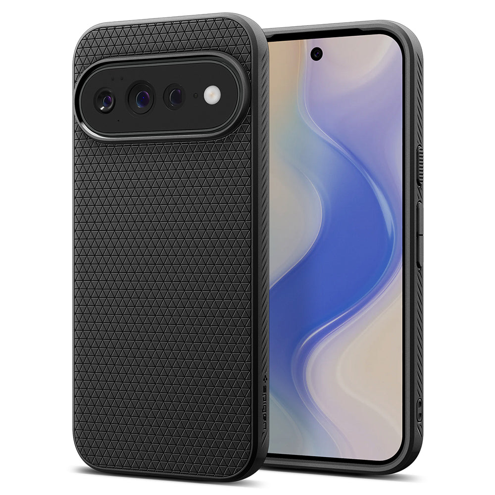 Hoes voor Google Pixel 11 Pro XL, Spigen, Liquid Air, Mat Zwart ACS11448