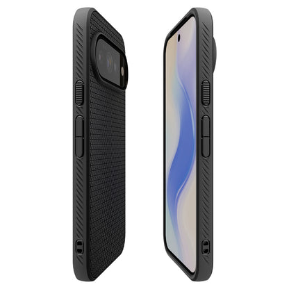 Hoes voor Google Pixel 11 Pro XL, Spigen, Liquid Air, Mat Zwart ACS11448