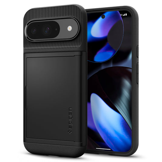 Case for Google Pixel 9 / 9 Pro, Spigen, Slim Armor CS, Black ACS07695