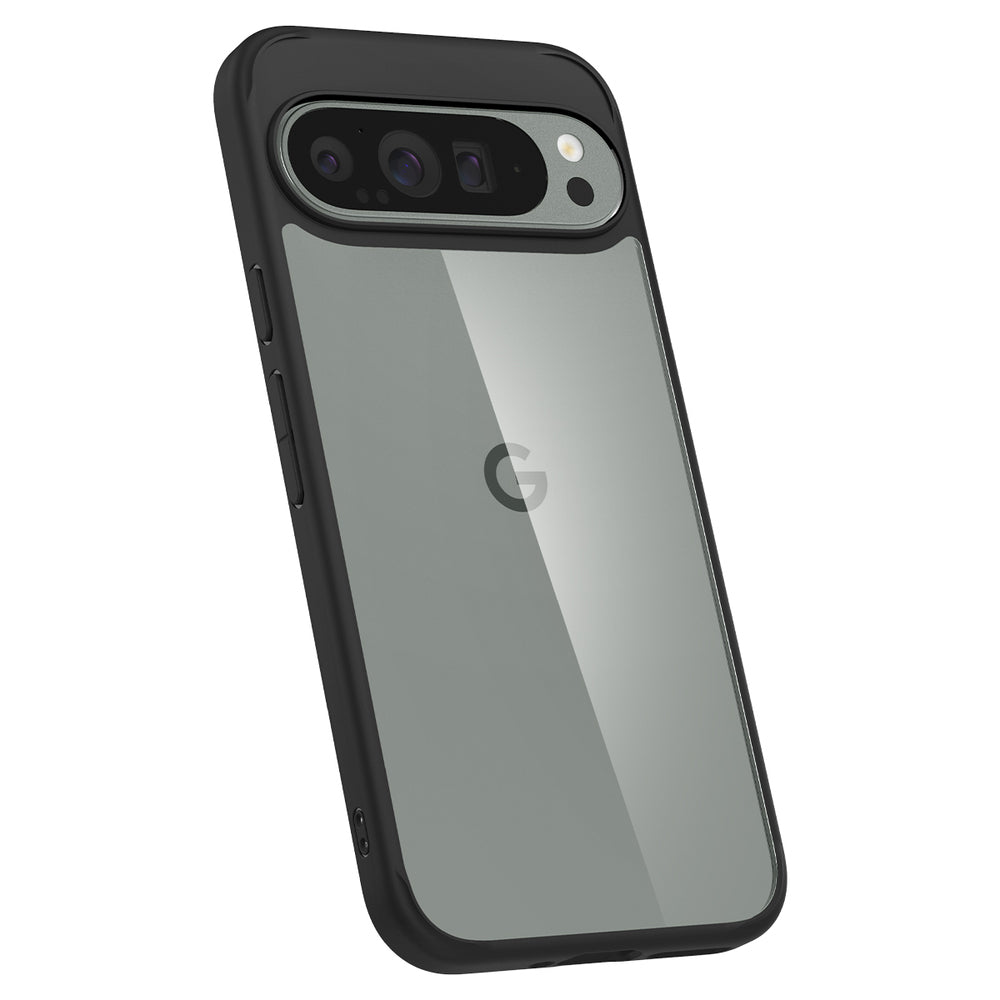 Hoes voor Google Pixel 9 Pro XL, Spigen, Ultra Hybrid, Matzwart ACS07724