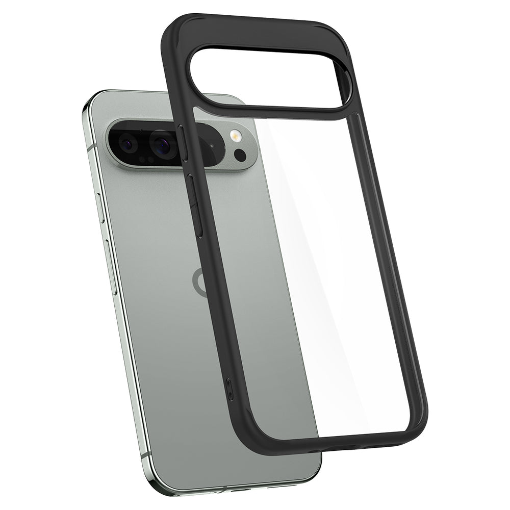 Hoes voor Google Pixel 9 Pro XL, Spigen, Ultra Hybrid, Matzwart ACS07724