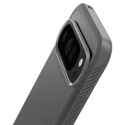 Hoes voor Google Pixel 9 Pro XL, Spigen, Rugged Armor, Grijs ACS07784
