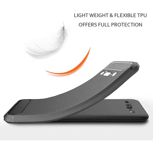 Hoes voor Google Pixel 6 Pro, Techsuit, Carbon, Zwart