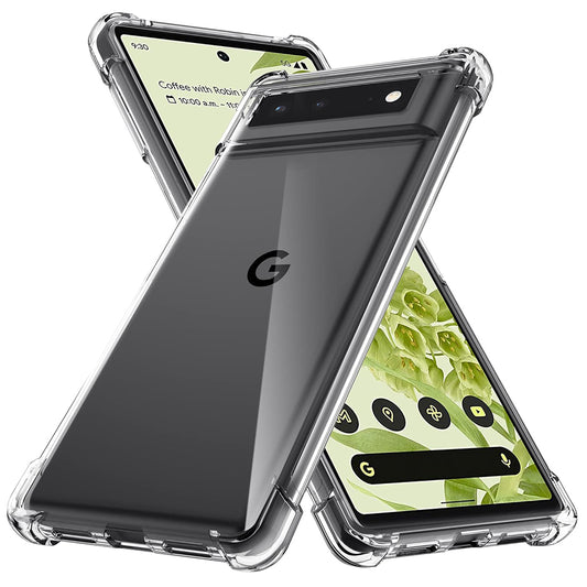 Hoes voor Google Pixel 6 Pro, Techsuit, Schokbestendig Transparant