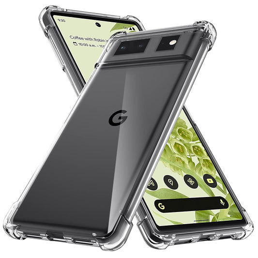 Hoes voor Google Pixel 6, Techsuit, Schokbestendig Transparant