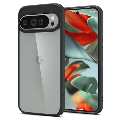 Hoes voor Google Pixel 9 Pro XL, Spigen, Ultra Hybrid, Matzwart ACS07724