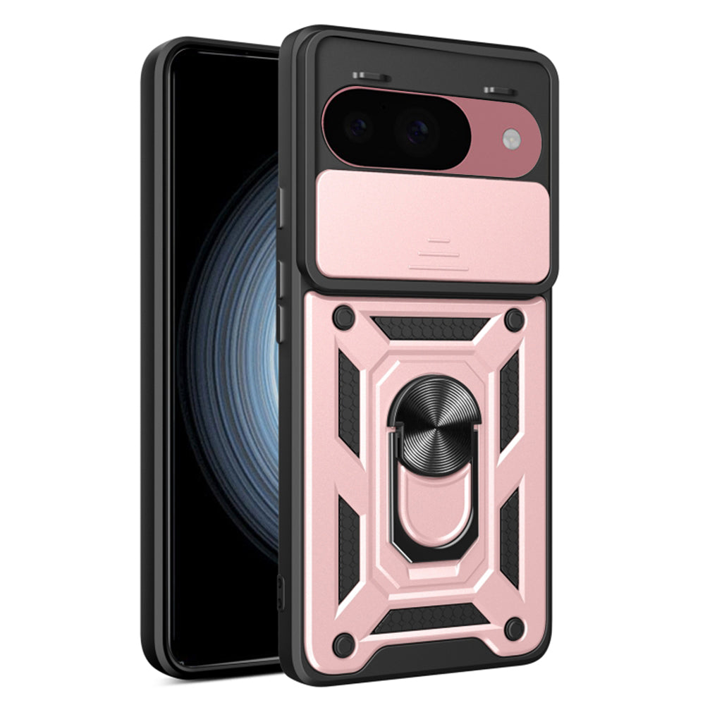 Hoes voor Google Pixel 9 / 9 Pro, Techsuit, CamShield, Roze