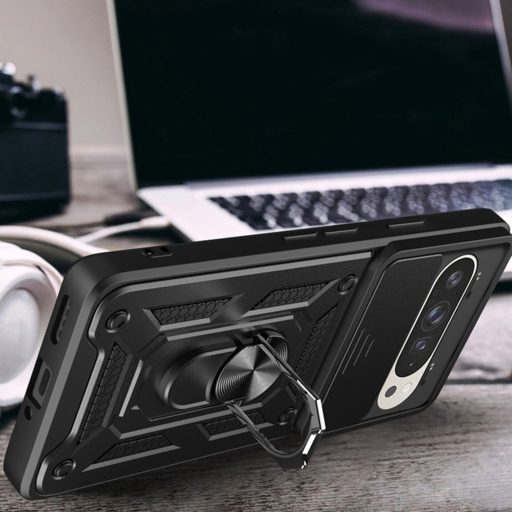 Hoes voor Google Pixel 9 / 9 Pro, Techsuit, CamShield, Roze