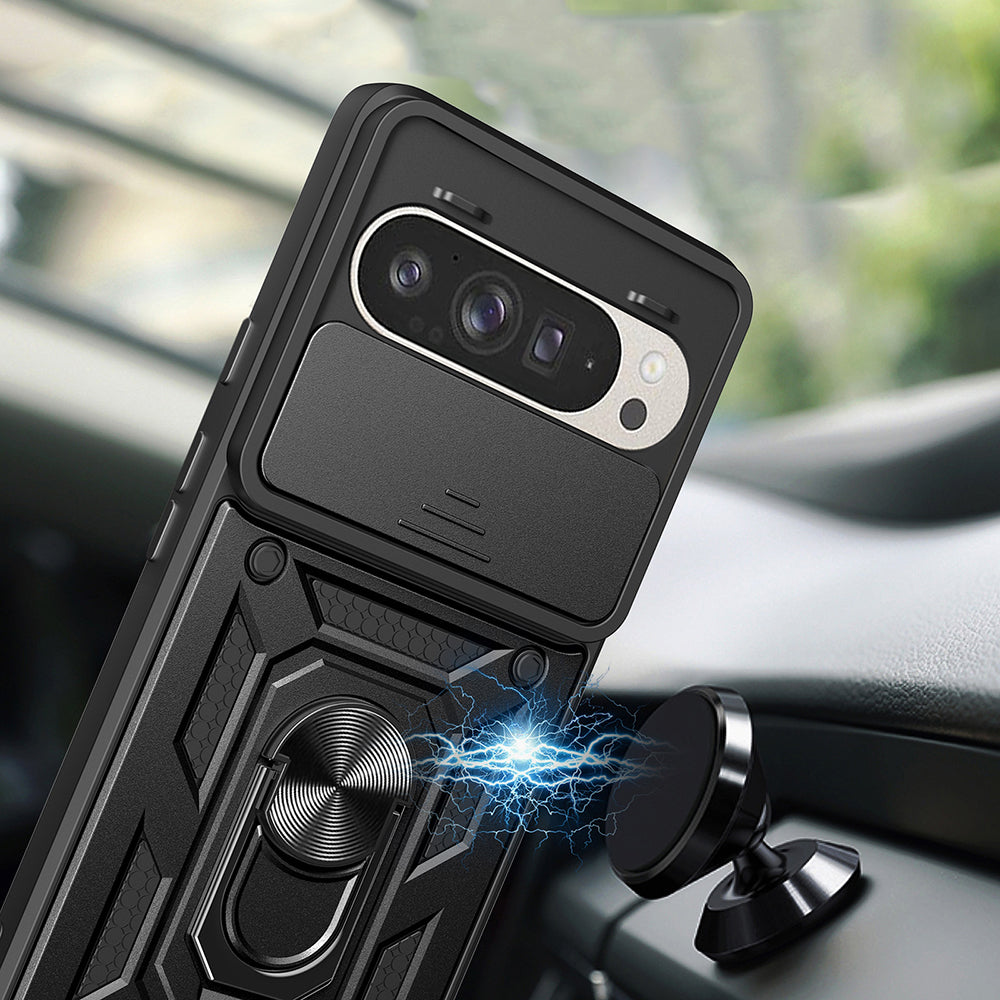 Hoes voor Google Pixel 9 / 9 Pro, Techsuit, CamShield, Roze