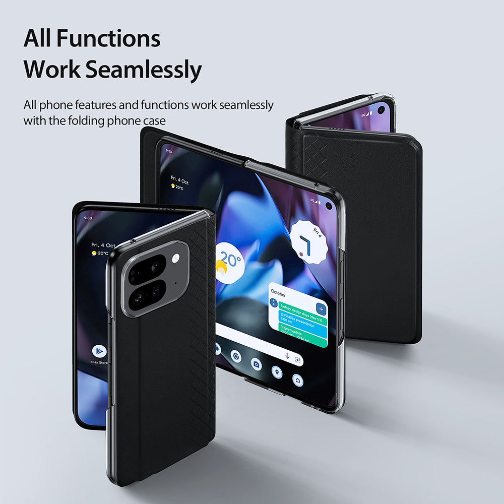 Hoes voor Google Pixel 9 Pro Fold, DUX DUCIS, Bril, Roze