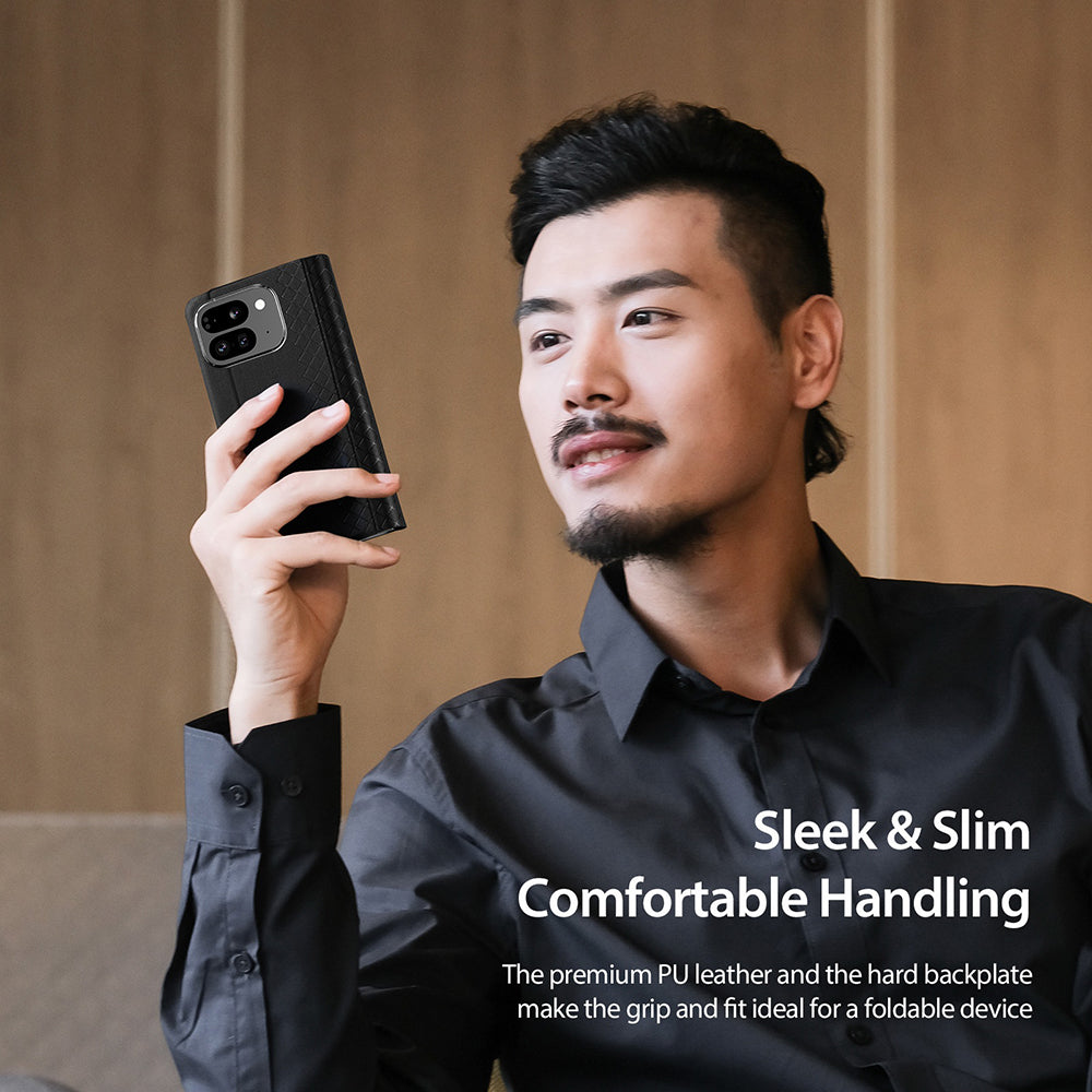 Hoes voor Google Pixel 9 Pro Fold, DUX DUCIS, Bril, Roze