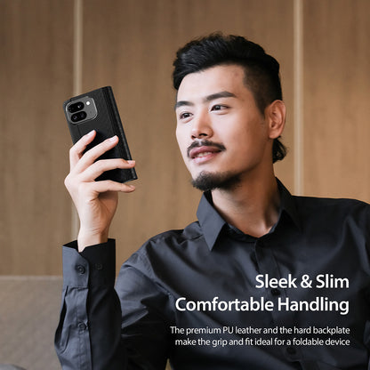 Hoes voor Google Pixel 9 Pro Fold, DUX DUCIS, Bril, Roze