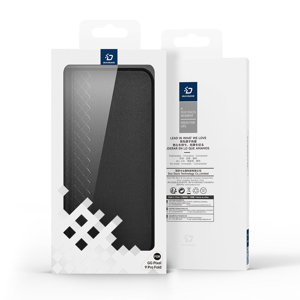 Hoes voor Google Pixel 9 Pro Fold, DUX DUCIS, Bril, Roze